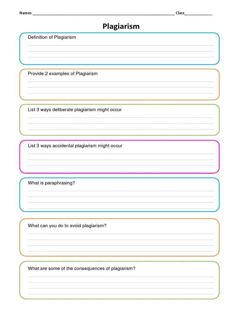 Plagiarism Names