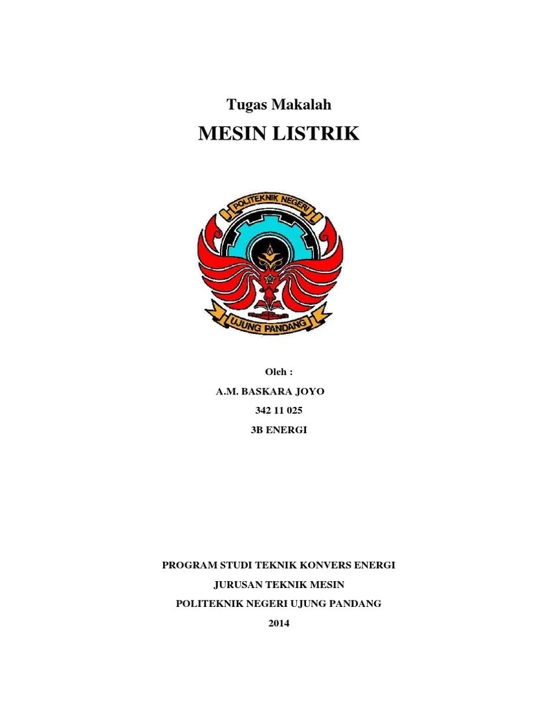 Makalah Mesin Listrik