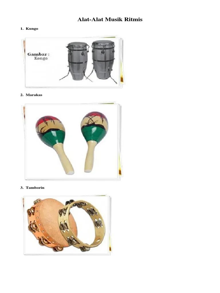 Alat Musik Ritmis | PDF