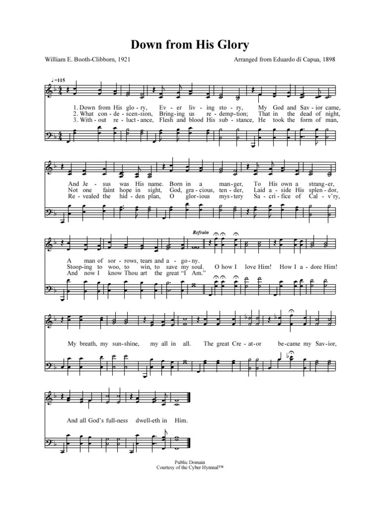 Down From His Glory PDF