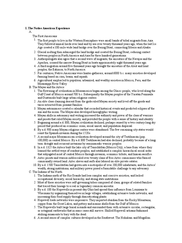 APUSH chapter 1 outline/study guide apush Enclosure Slavery