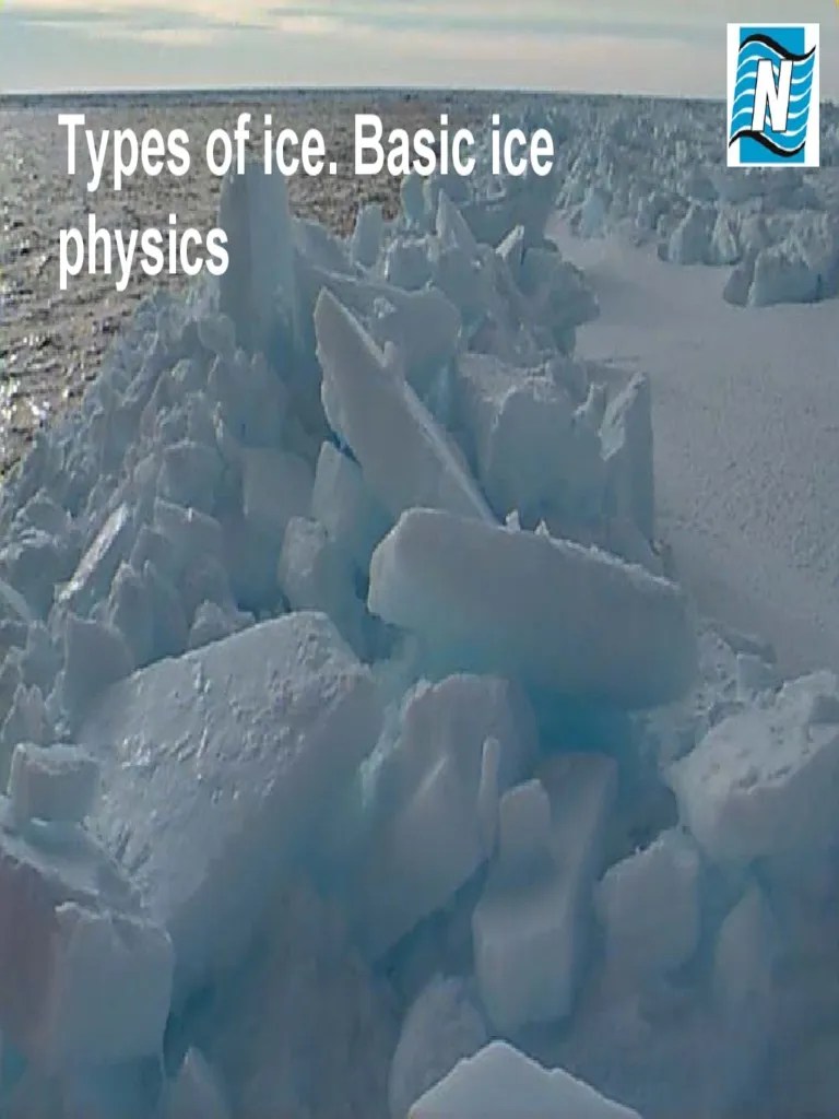 1. Types of Ice. Basic Ice Physics Sea Ice Ice Free 30day Trial
