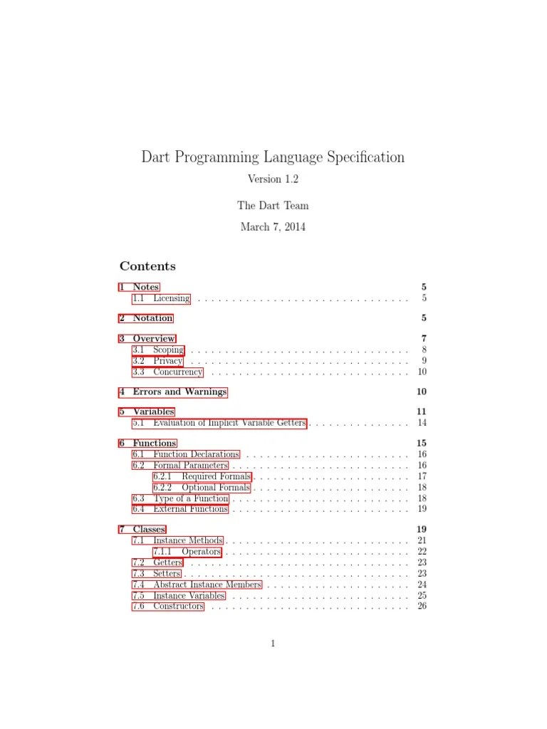 A Comprehensive Guide to the Dart Programming Language Exploring Core