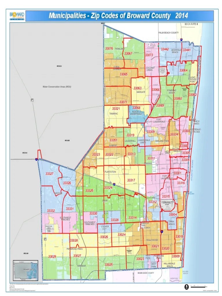 Municipalities Zip Codes of Broward County 2014 Boca Raton PDF