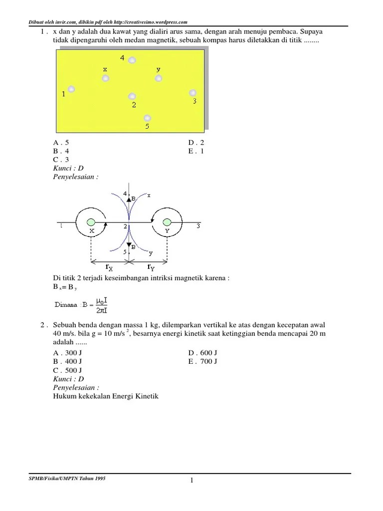 Pembahasan Soal Fisika | PDF