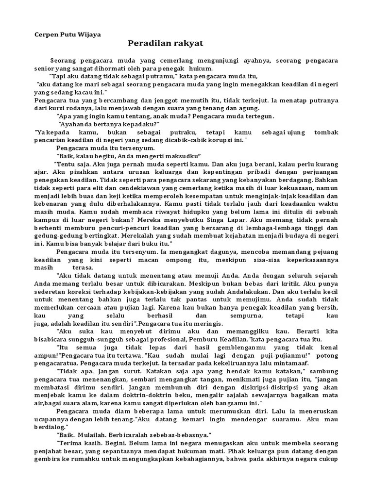 Cerpen Putu Wijaya | PDF