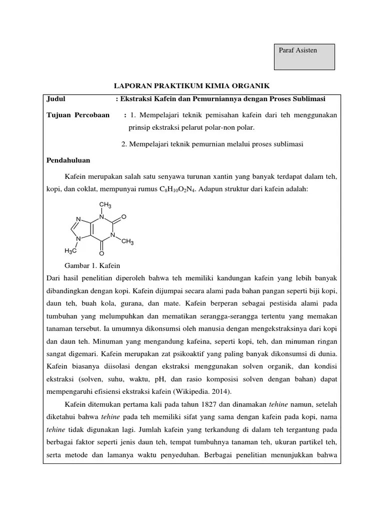 JURNAL EKSTRAKSI KAFEIN PDF