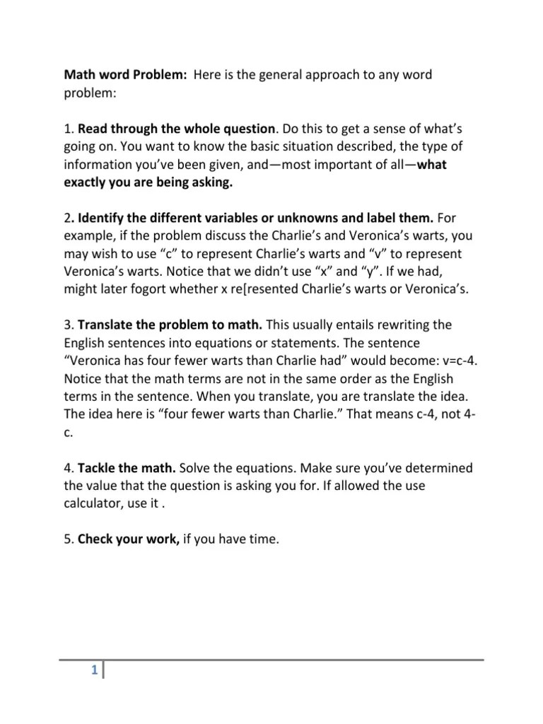 SAT Math Word Problem PDF Percentage Arithmetic Mean