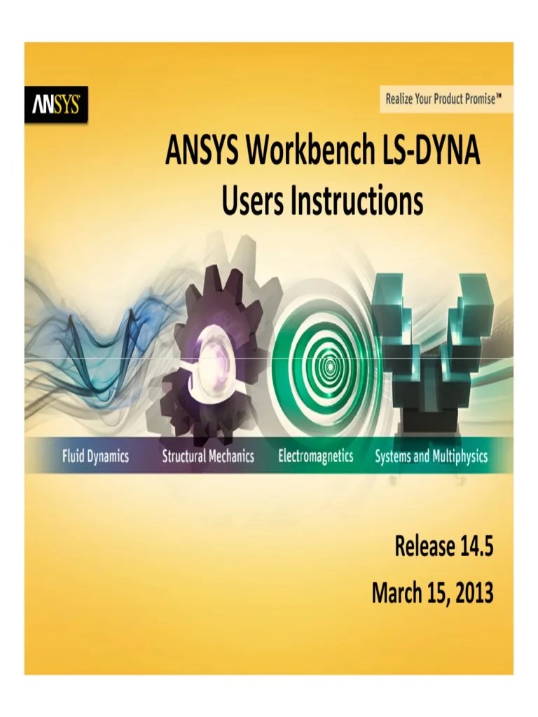 ANSYS Workbench LSDYNA Users Instructions Computer