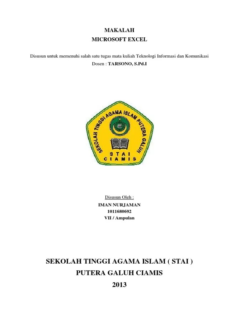 Makalah Excel | PDF