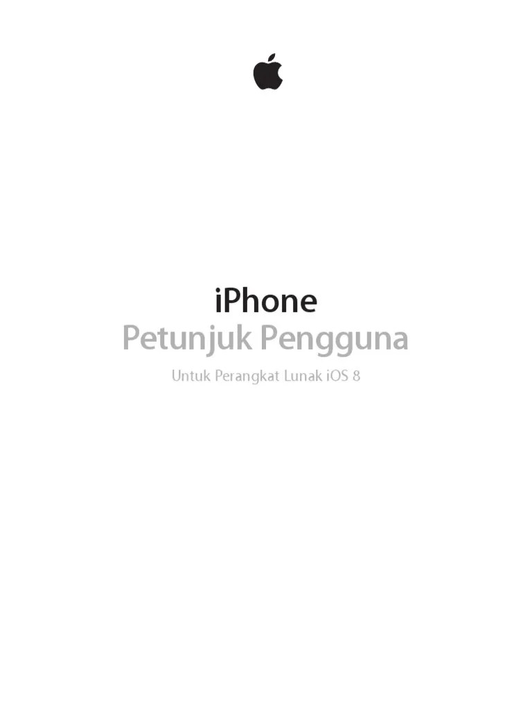 Iphone Petunjuk Pengguna | PDF