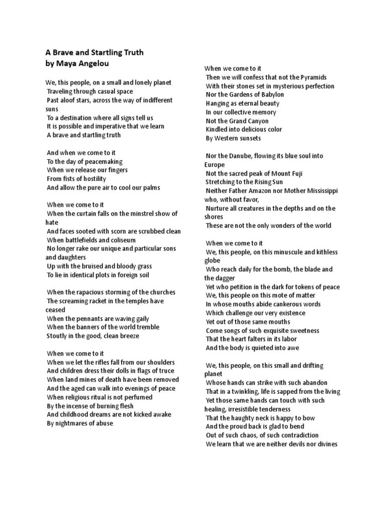 The Startling Truth of Unity PDF Poetry