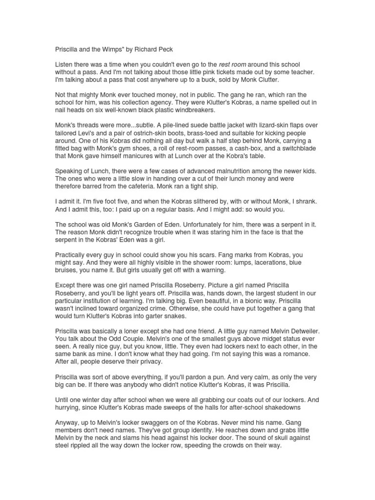 priscilla and the wimps