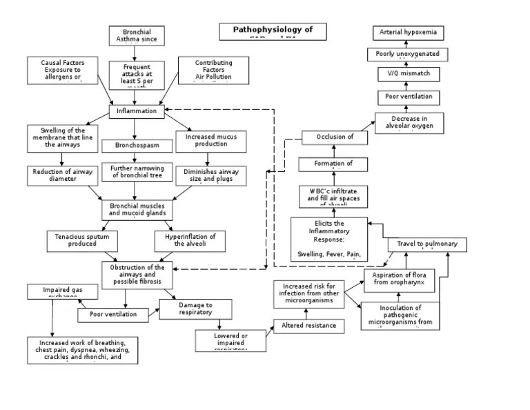 Pathophysiology Diagram Pneumonia