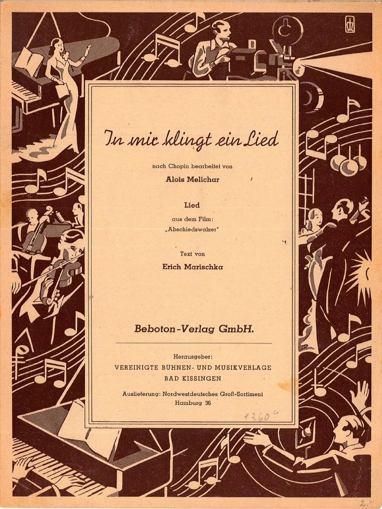 CHOPIN ALOIS MELICHAR IN MIR KLINGT EIN LIED 1934 SHEET MUSIC.pdf