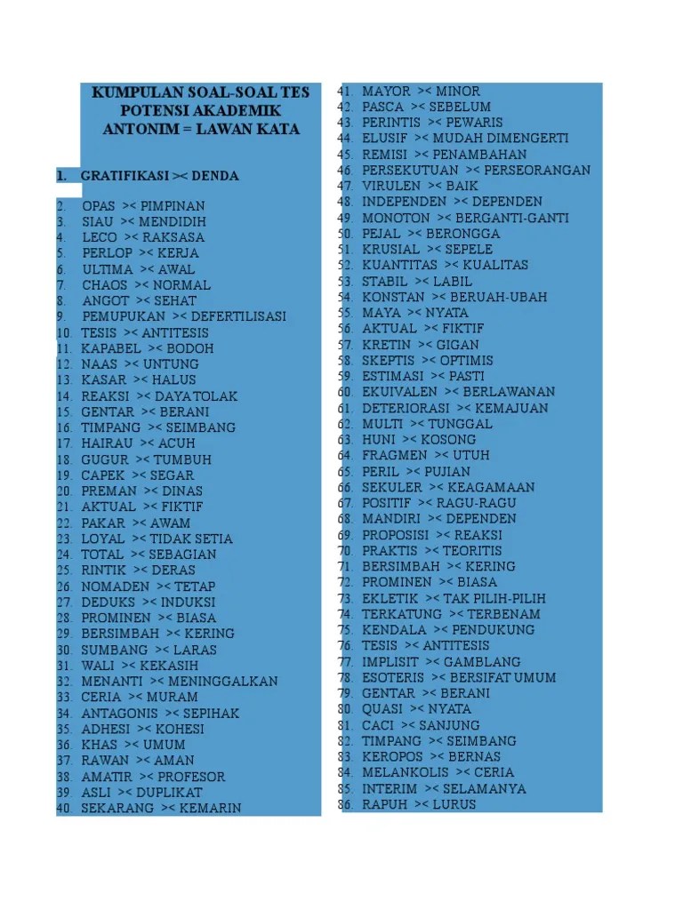 Antonim Skeptis – Nasi