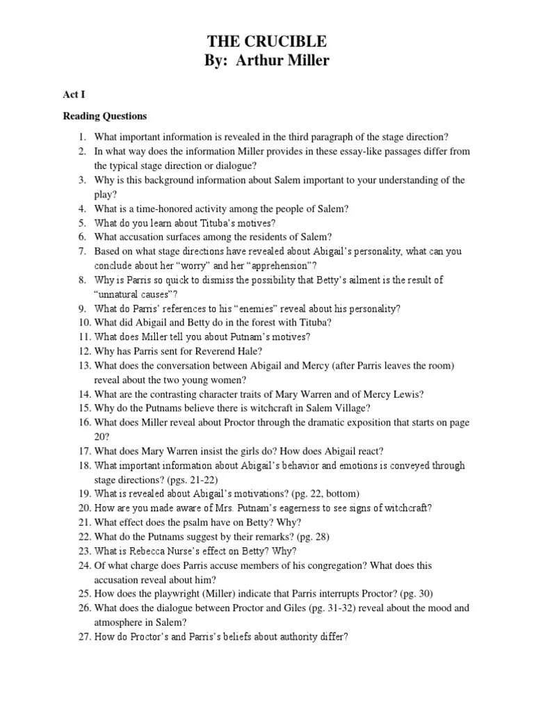 Act I Reading Questions2