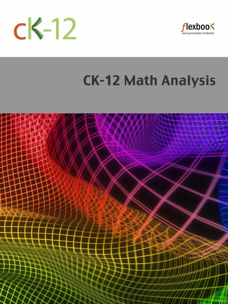 Answer Key - CK-12-Math Analysis Flexbook | PDF | Logarithm