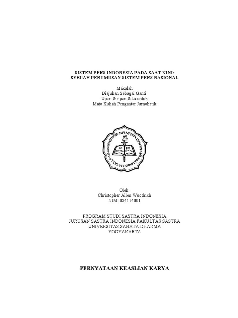 Sistem Pers Indonesia