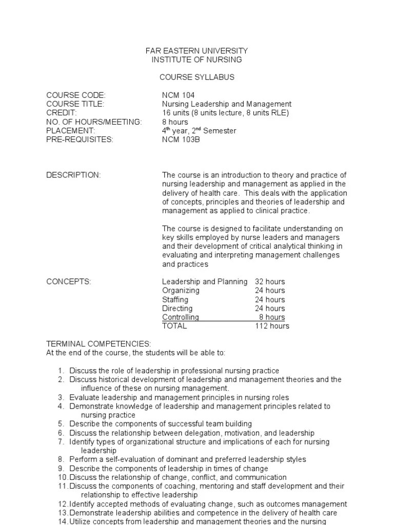 Course Syllabus l26m[1] Leadership Leadership & Mentoring