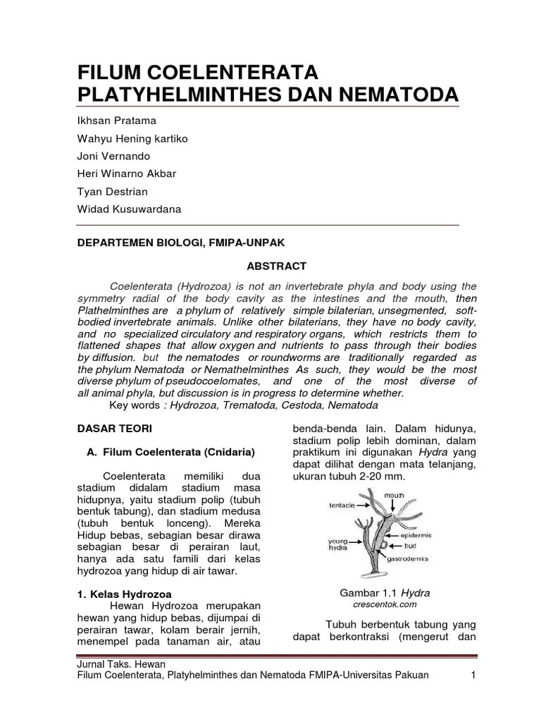 Jurnal Taksonomi Hewan 2
