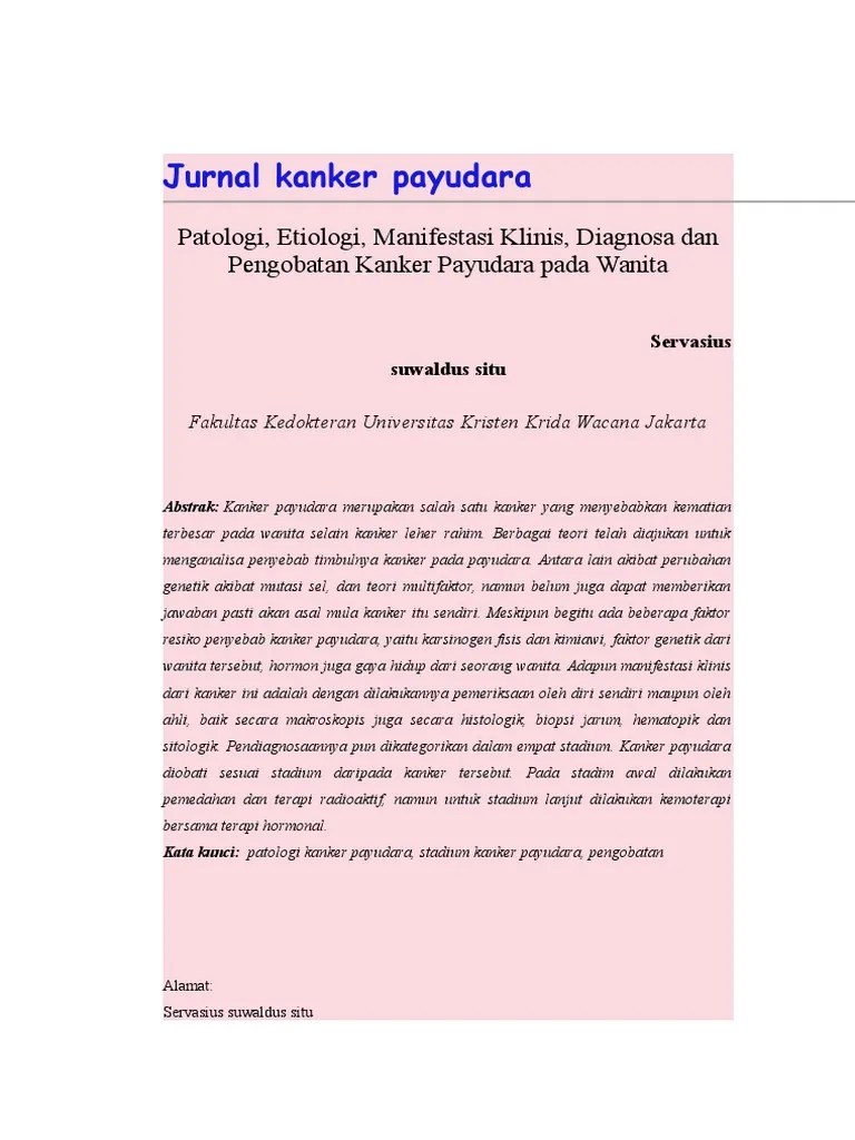 Jurnal Kanker Payudara