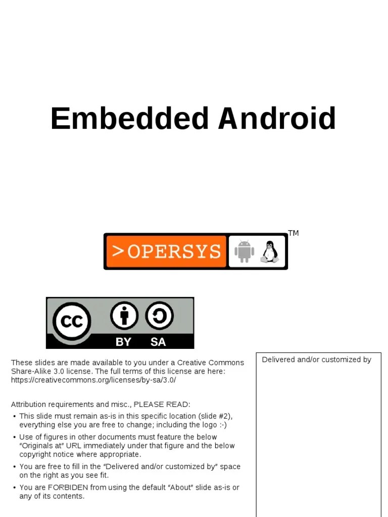 embeddedandroid140407.pdf Android (Operating System) System Software
