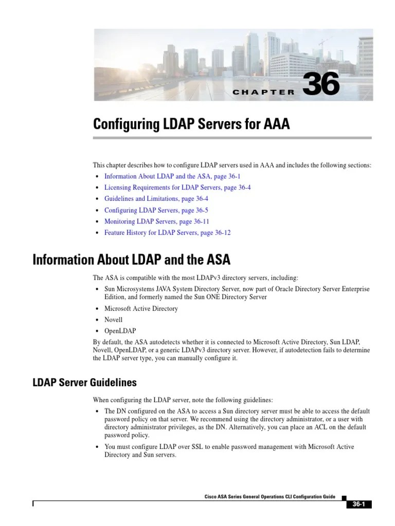 Aaa Ldap PDF Active Directory Radius
