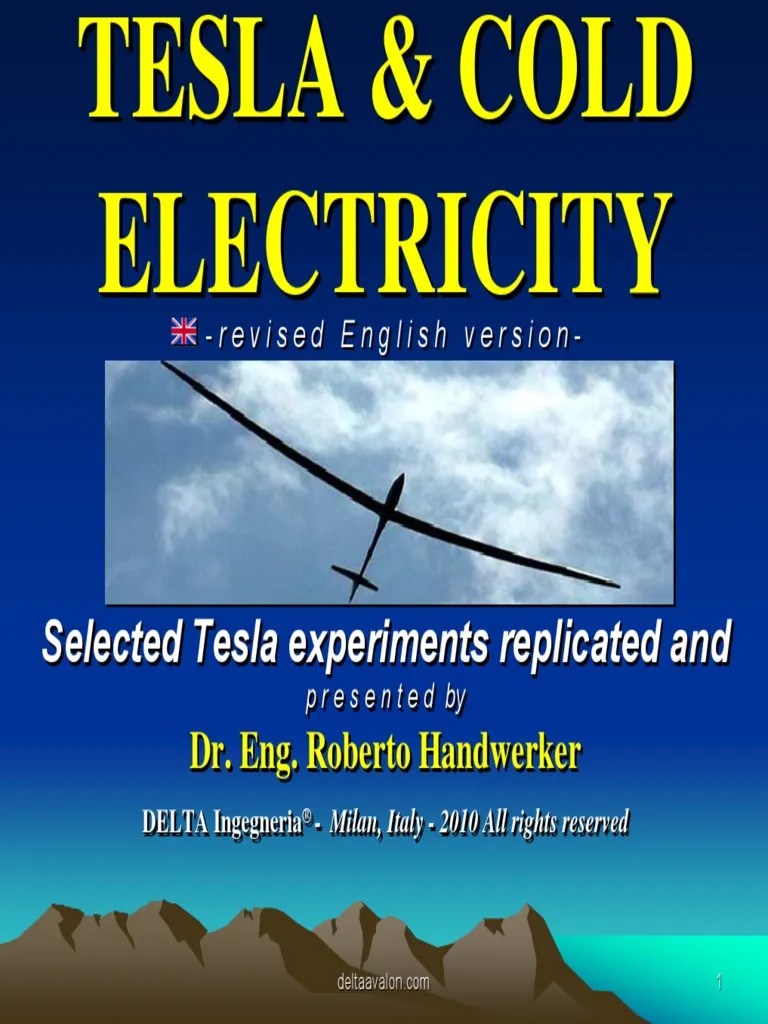 Tesla and Cold Electricityrevised English Version Maxwell's