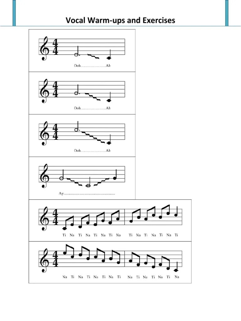 Vocal Warm Ups