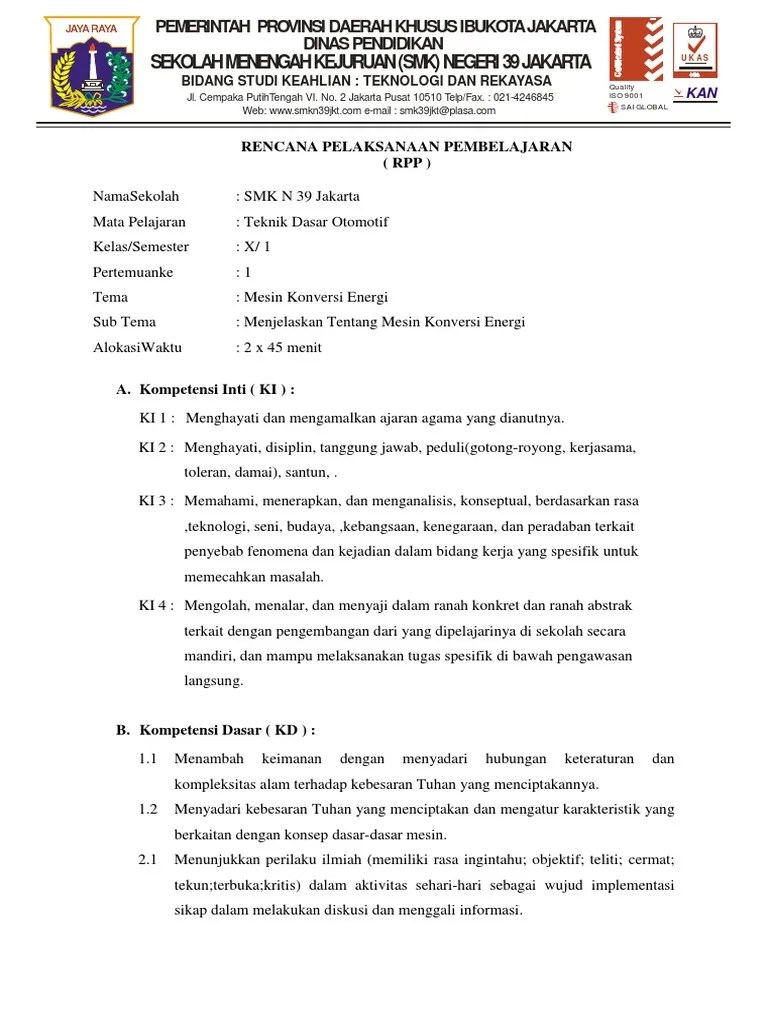Pertemuan 1. Mesin Konversi Energi