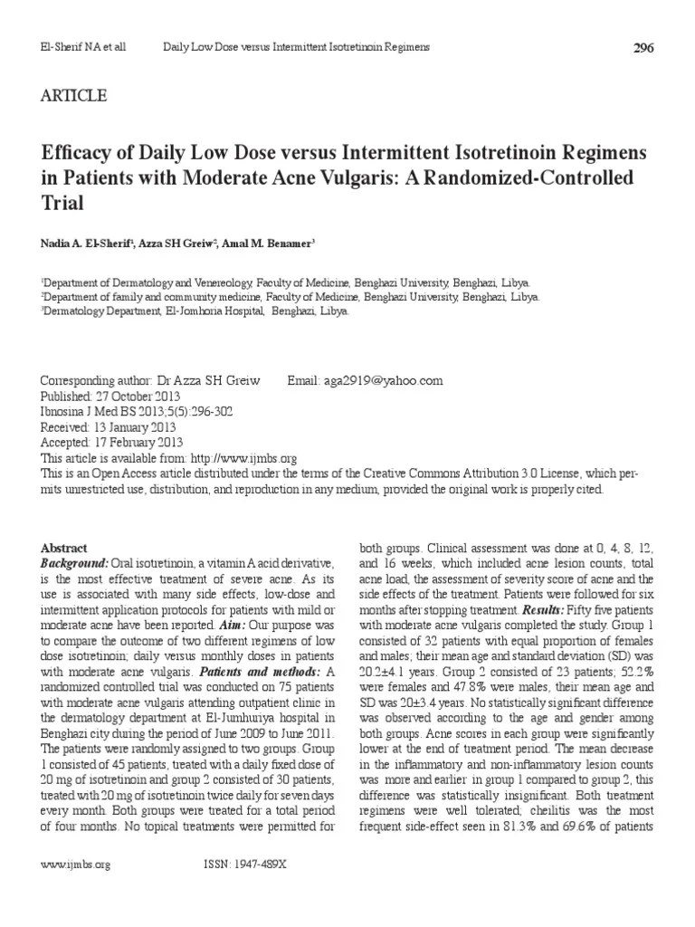 Jurnal Acne Acne Vulgaris Drugs Free 30day Trial Scribd