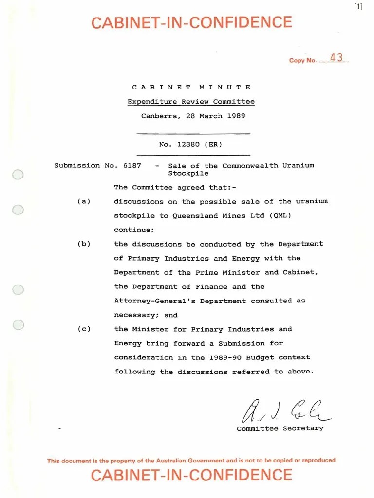 198889 paper 6187 Government Of Australia Prices