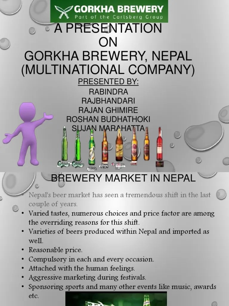 Gorkha Brewery Drink Beer