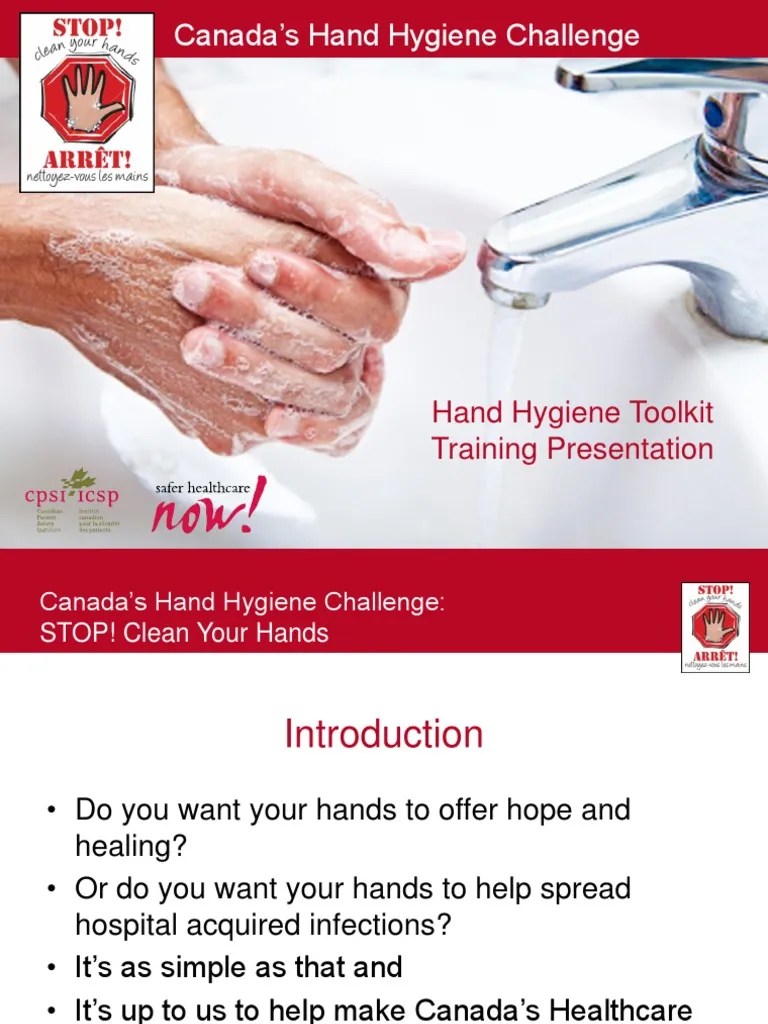 Hand Hygiene Training Toolkit Presentation.ppt Hand Washing Hygiene