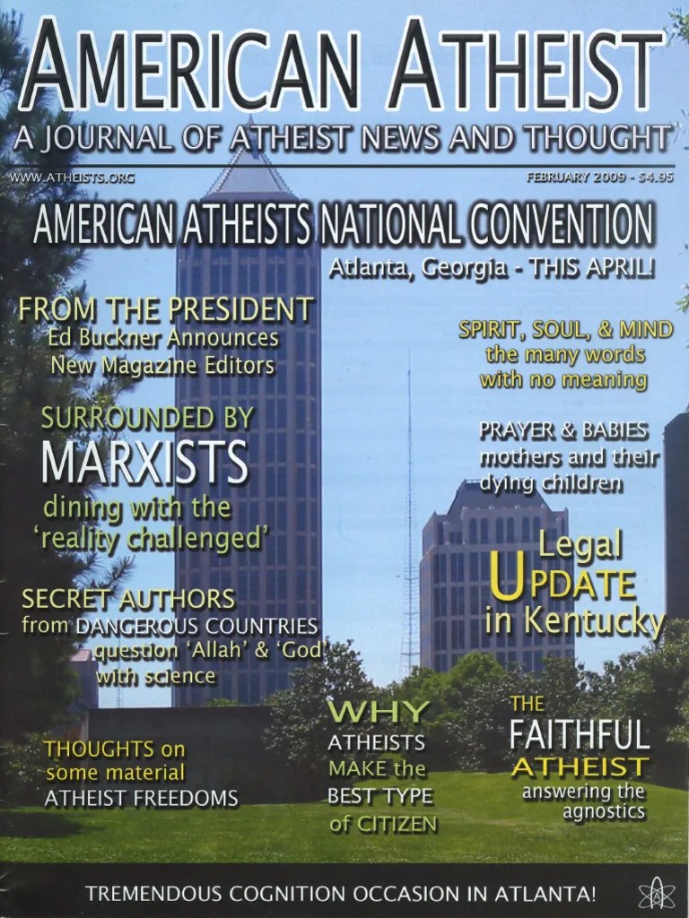 American Atheist Magazine Feb 2009 Spirit Noun Free