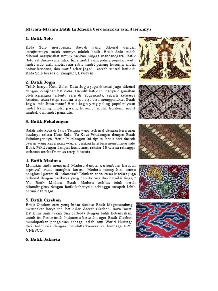 Makna Simbolis Motif Batik Madura Batik Indonesia