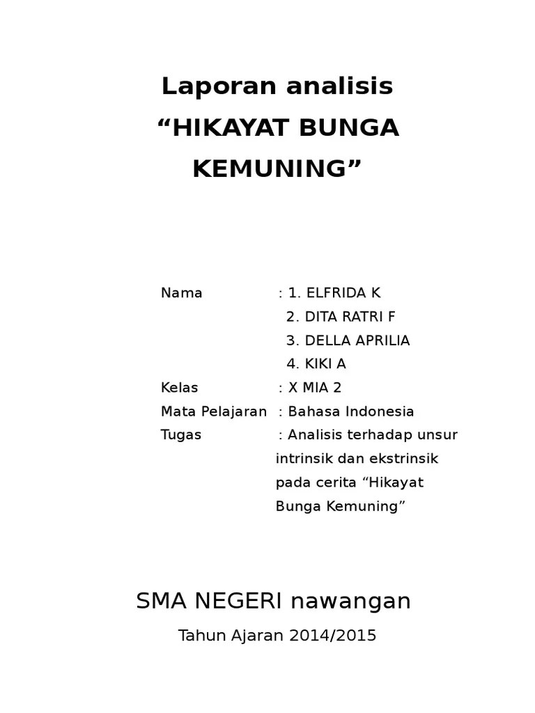 38+ Contoh Sinopsis Dari Hikayat Bunga Kemuning yang Wajib Disimak