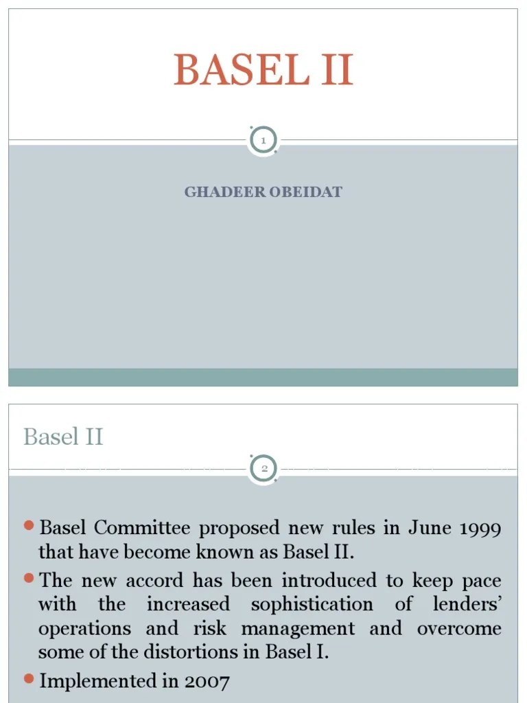 BASEL_II risk management Basel Ii Operational Risk