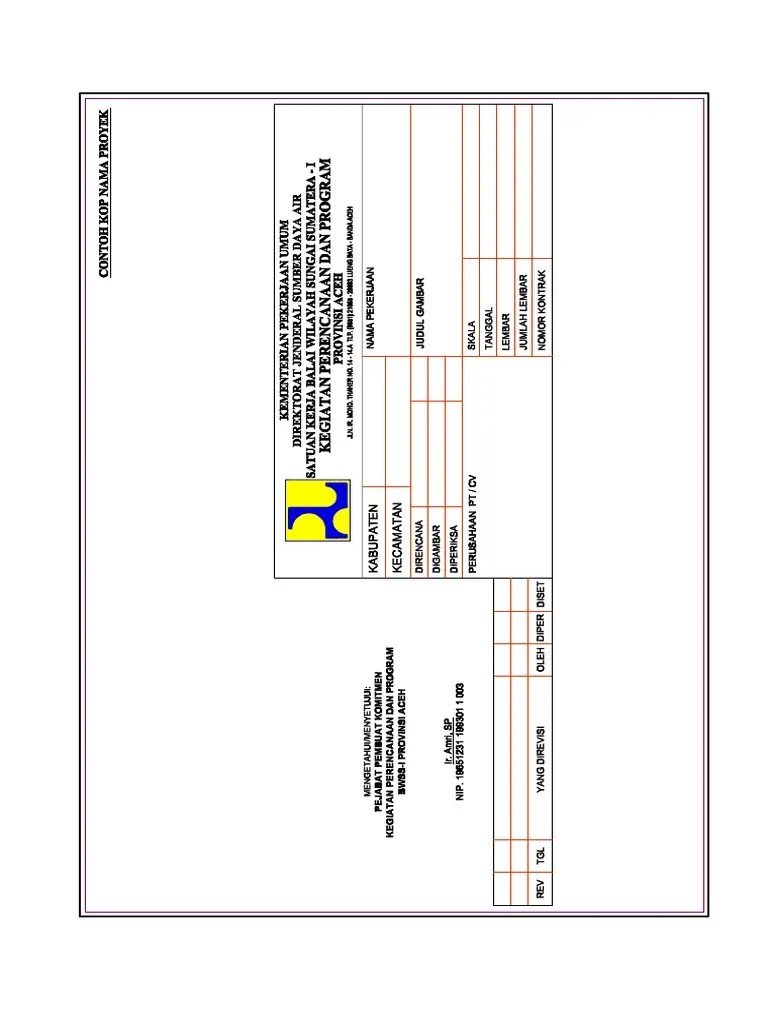 Contoh Kop Untuk Peta | PDF