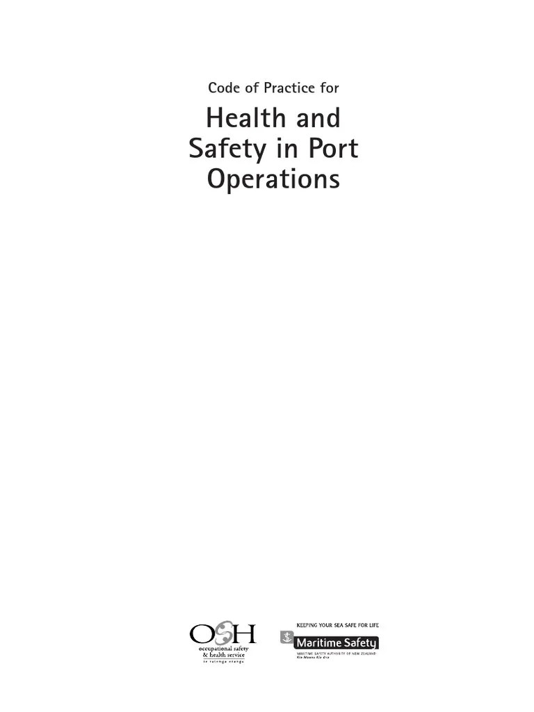 Port Code PDF Dangerous Goods Occupational Safety And Health
