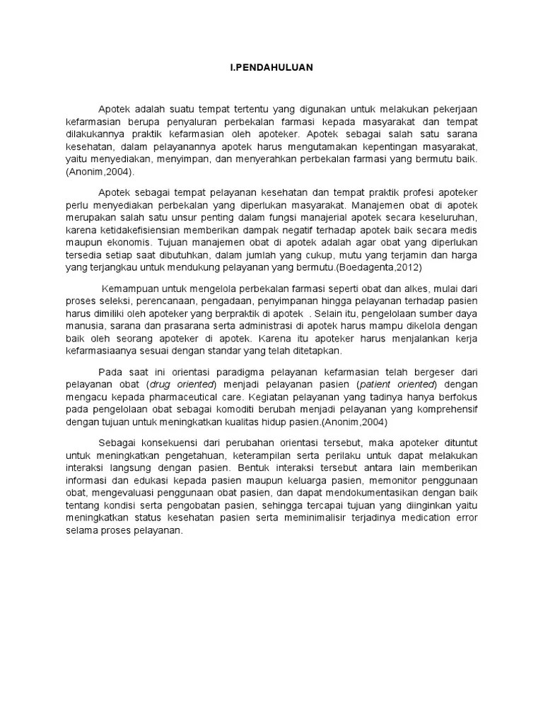 pelayanan kefarmasian di apotek