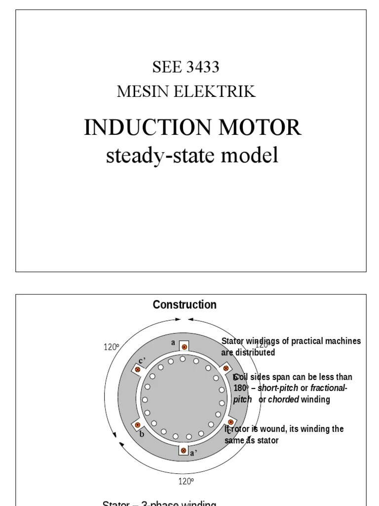 INDUCTION MOTOR.ppt Inductance Force