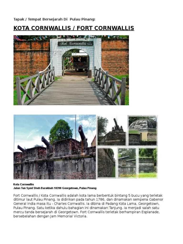 Tempat Bersejarah Di Penang englshmada