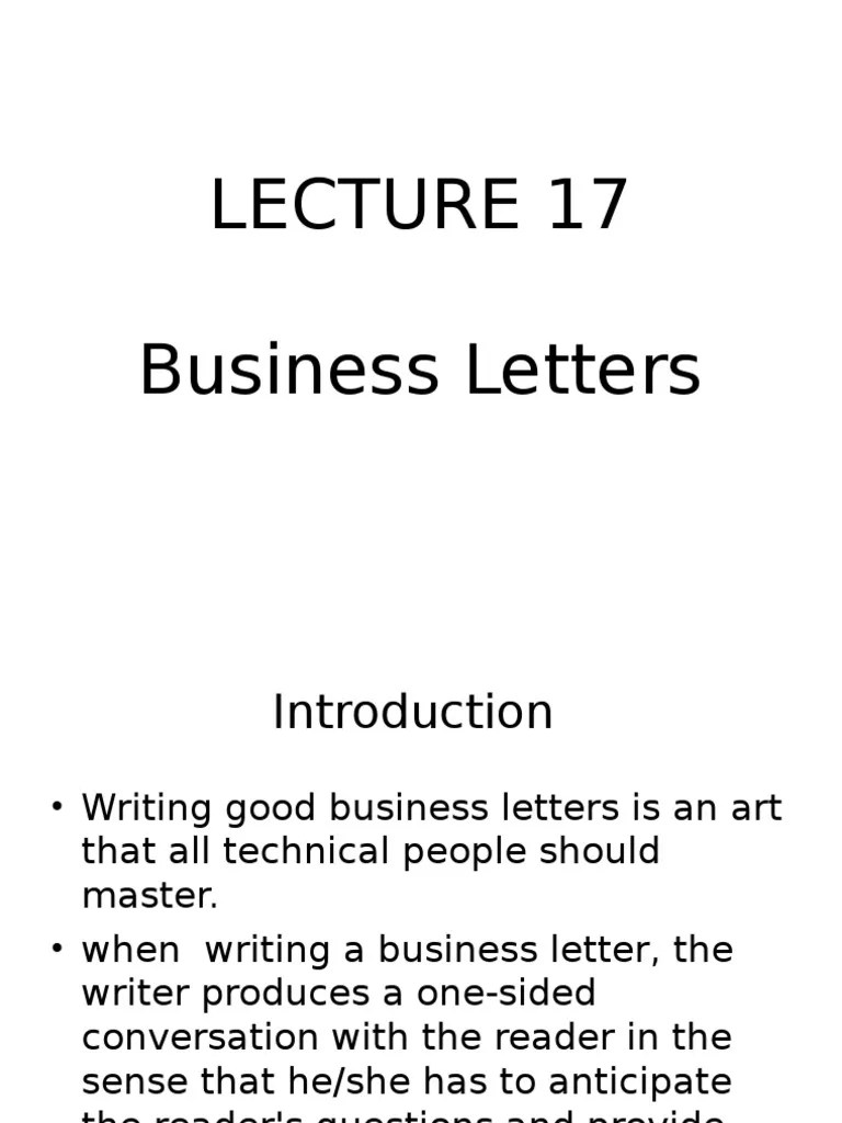Writing a Business Letters Paragraph Semiotics
