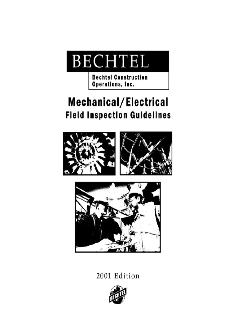 Mechanical and Electrical Field Inspection Guideline Download Free PDF Crane (Machine