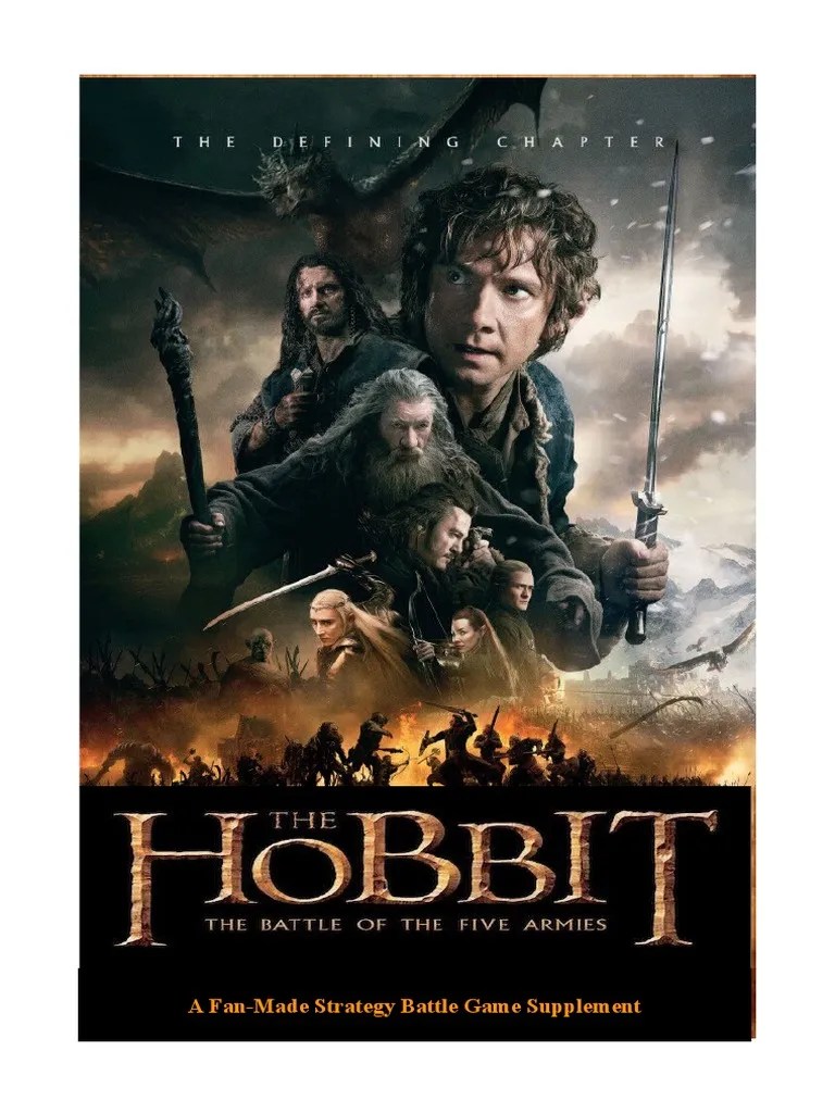 Battle of the Five Armies Supplement Middle Earth Books