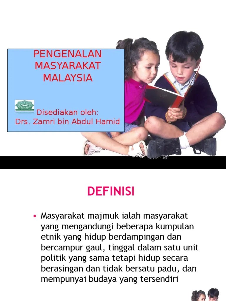Poster Masyarakat Majmuk Di Malaysia