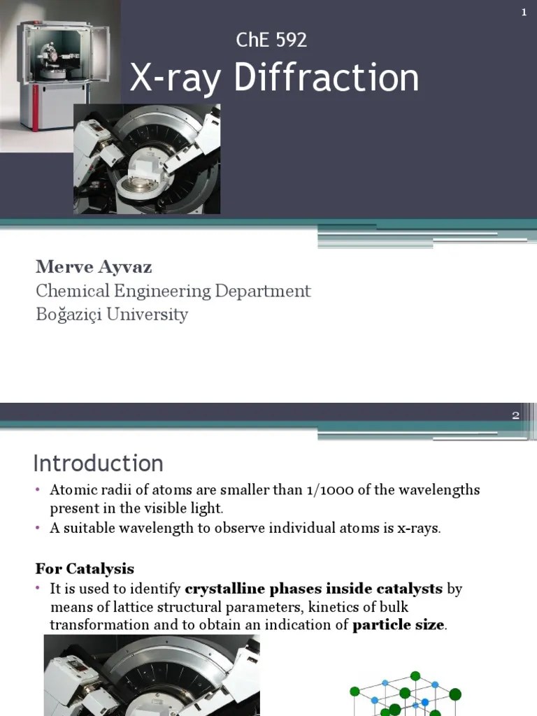 XRay Diffraction PDF X Ray Crystallography Electron