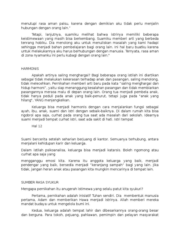 Ketrampilan Perkawinan | PDF